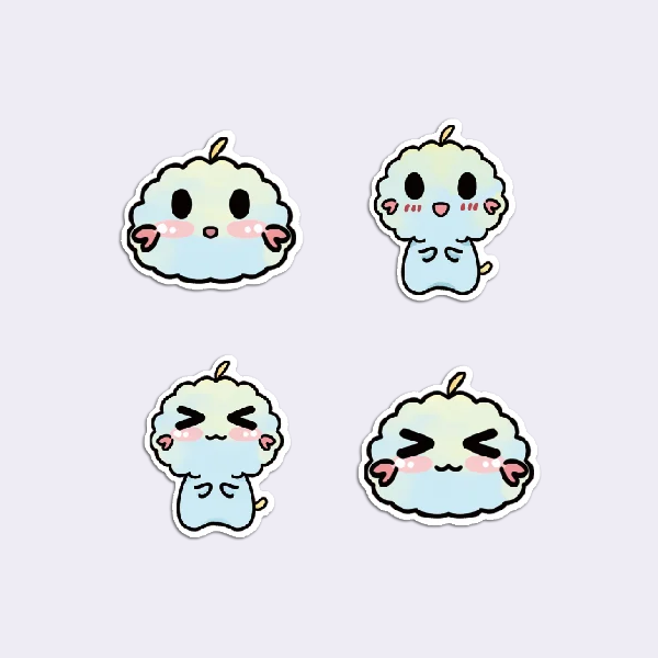 Puffball Stickers