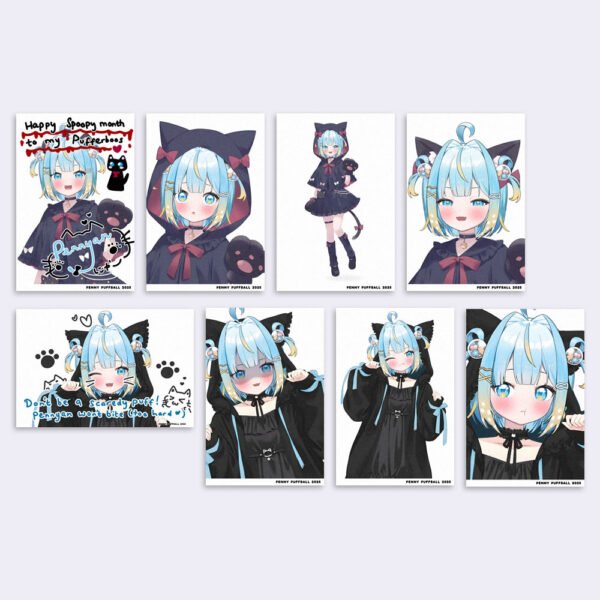 Penny Puffball Halloween Digital Prints