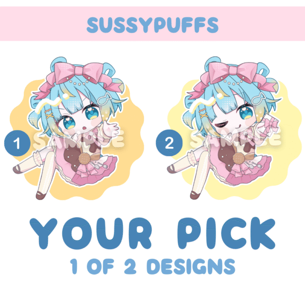SussyPuff exclusive tier gift: Penny Mini Standee