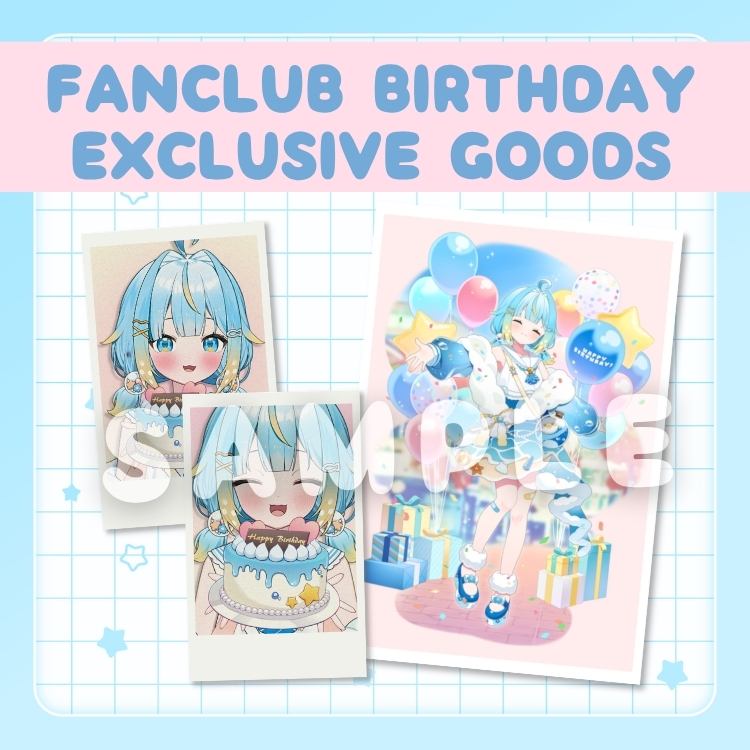 fanclub birthday goods