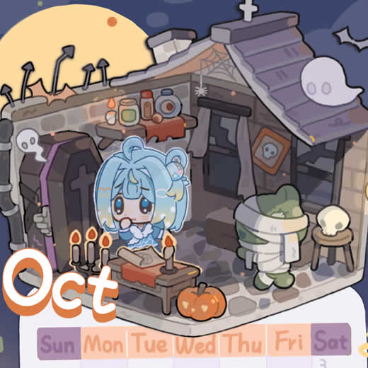 Penny Calendar 2026 - October